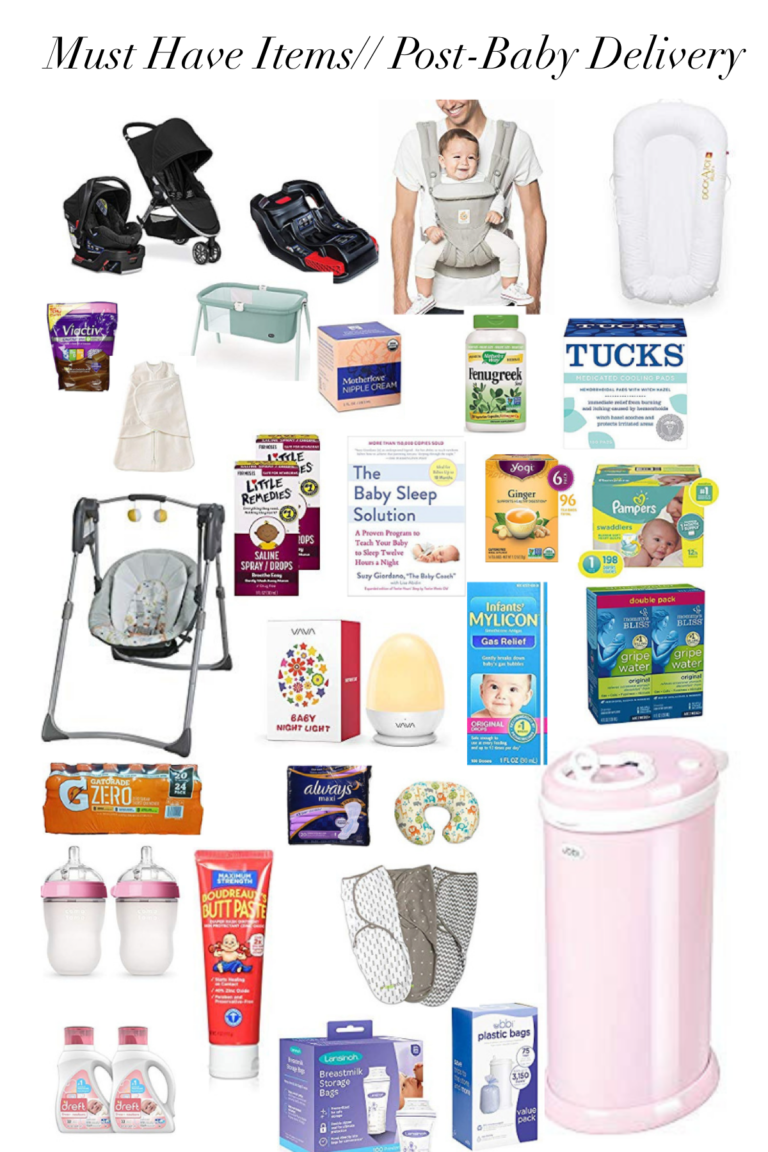 must haves post baby delivery